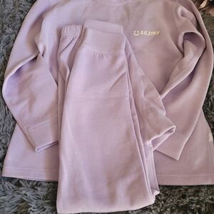 Lavender Pajama Set for Girls